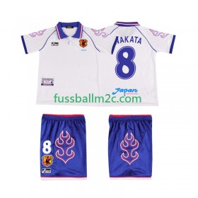 Fußballtrikots Japan NAKATA 8 Retro Kinder Auswärts Trikotsatz 1998